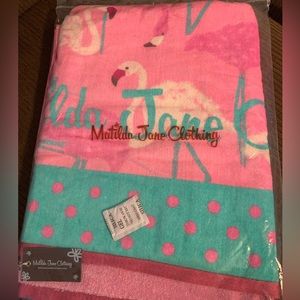 Matilda Jane Fun-Loving Flamingo Beach Towel-NWT